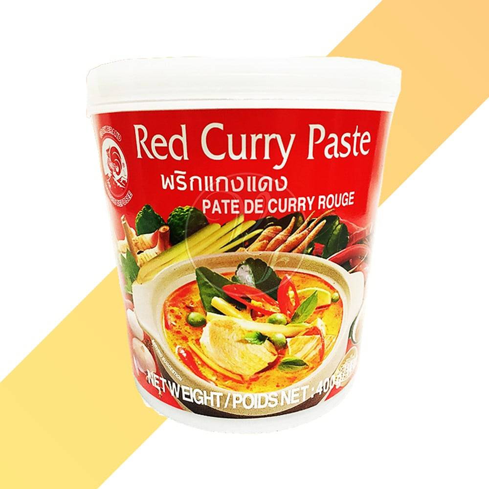 currypaste im kühlschrank aufbewahren Rote Currypaste von Cock Brand kaufen – Authentische Thai-Würze in 50g & 400g