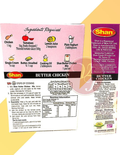 Butter Chicken Mix - Gewürzzubereitung - Shan - 50 g