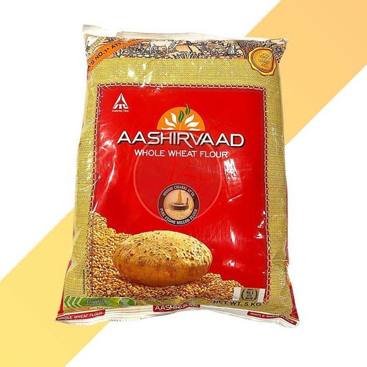 Atta whole wheat Flour - Aashirvaad - 5 kg | Zutaten | Village Foods