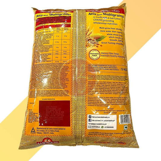 Atta with Multigrains - Aashirvaad - 5 kg | Zutaten | Village Foods