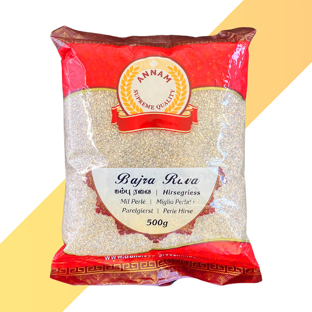 Bajra Rava von Annam (Perlhirse-Grieß) - 500 g