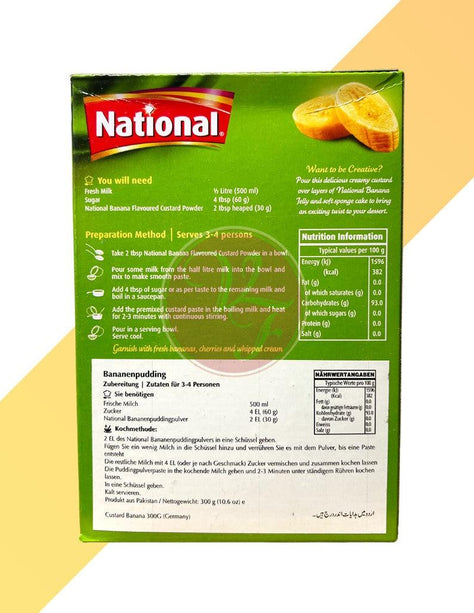 Bananenpudding - Custard Powder Banana - National - 300 g