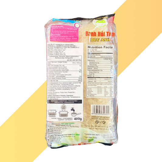 Bánh Hỏi Tươi von Duy Anh (Fine Rice Vermicelli - Dünne Reisnudeln) - 400 g