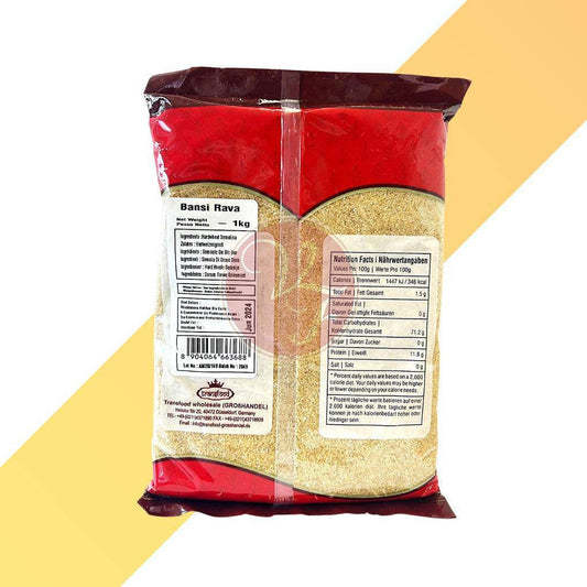 Bansi Rava - Annam - 1 kg - Village Foods