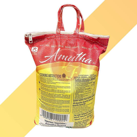 Basmati Reis - Creamy Sella - Extra Long - Amutha - 5 kg | Reis | Village Foods