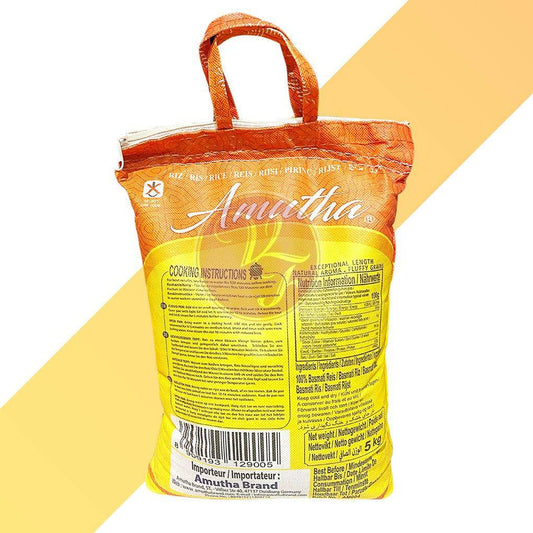 Basmati Reis - Golden Sella - Extra Long - Amutha - 5 kg | Reis | Village Foods