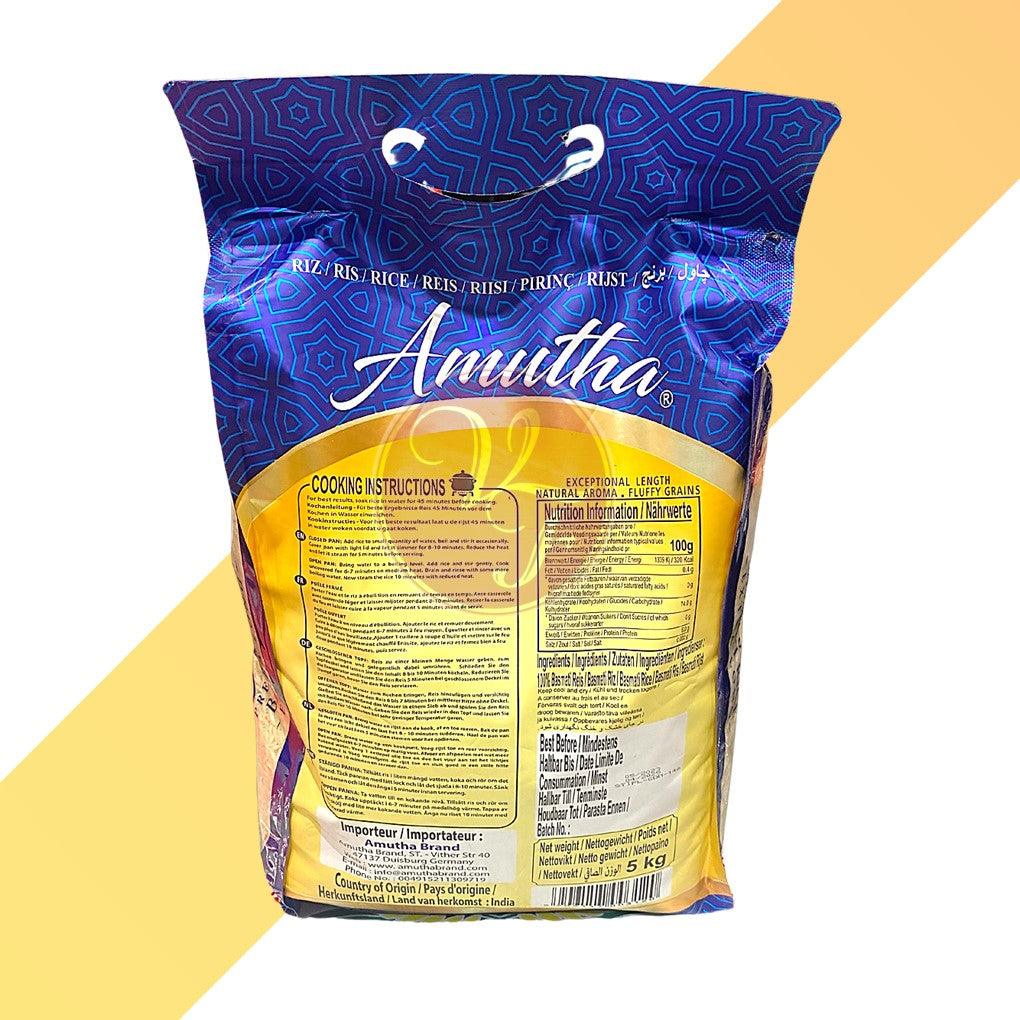 Basmati Reis Extra Lang - Amutha [1 kg - 5 kg]