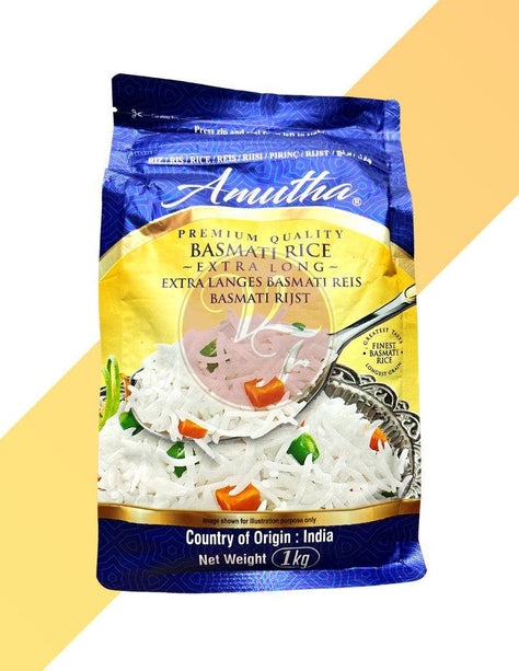 Basmati Reis Extra Lang - Amutha [1 kg - 5 kg] | Reis | Village Foods