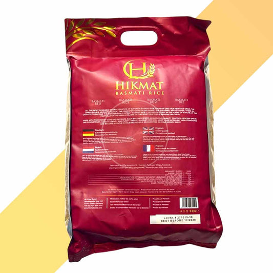 Basmati Rice Extra Lang von Hikmat [5 kg - 10 kg]