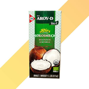 Bio Kokosmilch - Organic Coconut Milk - Aroy D - 1 l | Kokosnuss | Village Foods