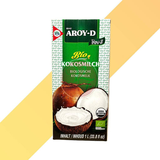 Bio Kokosmilch - Organic Coconut Milk - Aroy D - 1 l | Kokosnuss | Village Foods