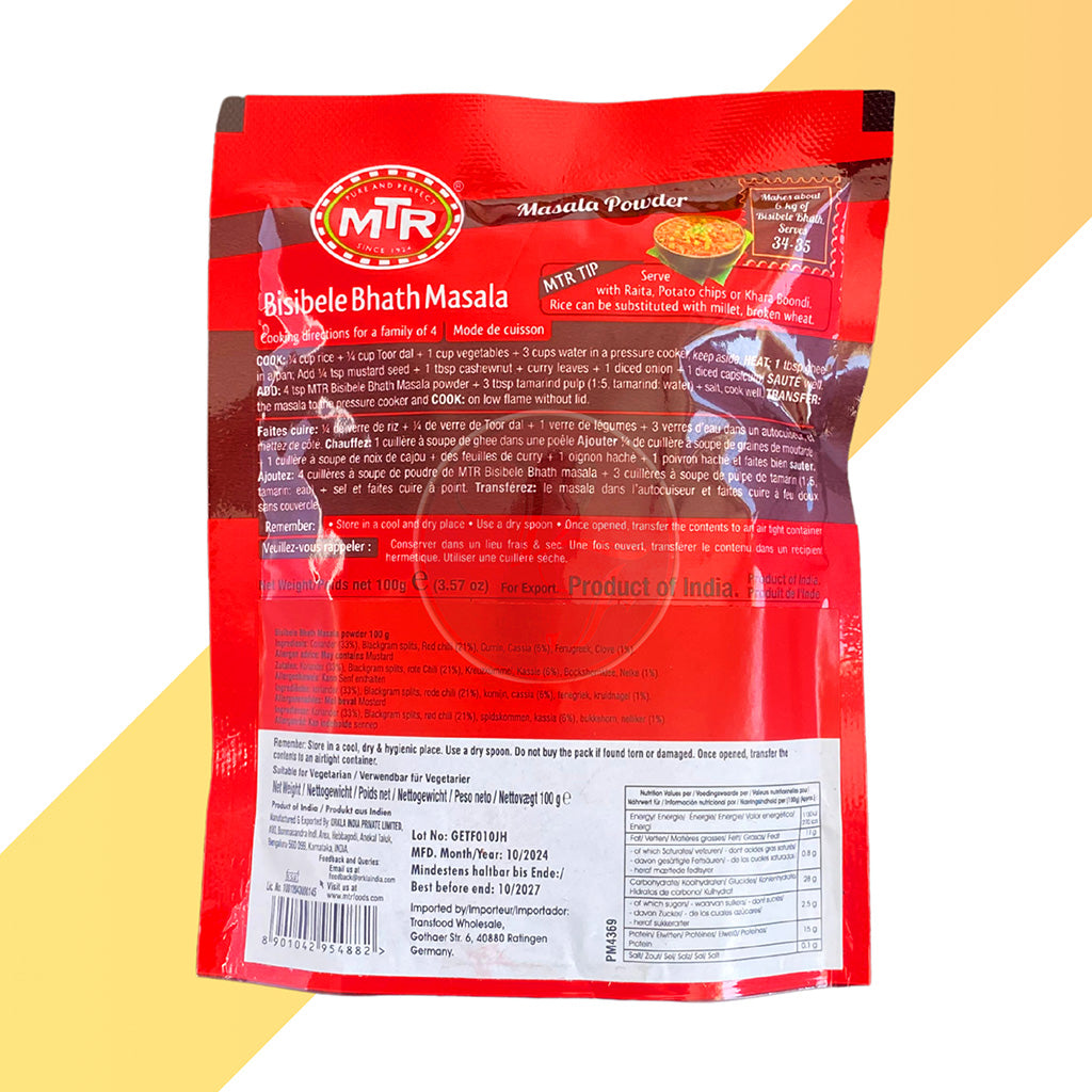 Bisibele Bhath Masala von MTR - 100 g