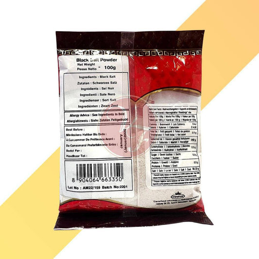 Black Salt Powder - Annam - 100 g | Zutaten | Village Foods