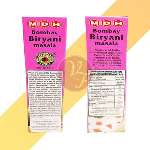 Bombay Biryani Masala - MDH - 100 g - Village Foods