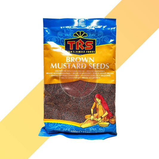 Braune Senfkörner - Brown Mustard Seeds - TRS - 100 g | Gewürze | Village Foods