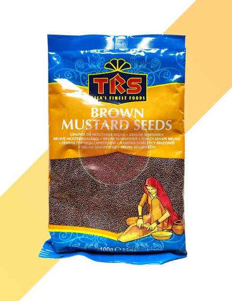 Braune Senfkörner - Brown Mustard Seeds - TRS - 100 g