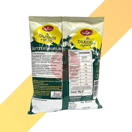 Butter Muruku - Haldiram's - 180 g | Snacks | Village Foods