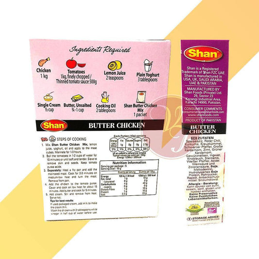 Butter Chicken Mix - Gewürzzubereitung - Shan - 50 g - Village Foods