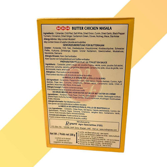Butter Chicken masala - MDH - 100 g - Village Foods