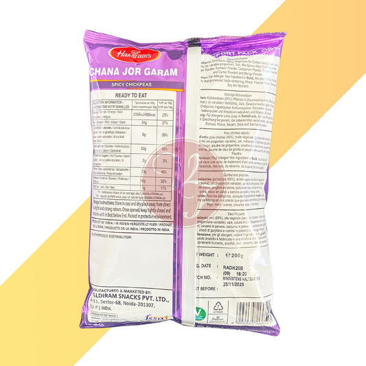 Chana Jor Garan von Haldiram's (Würzige Kichererbsen) - 200 g
