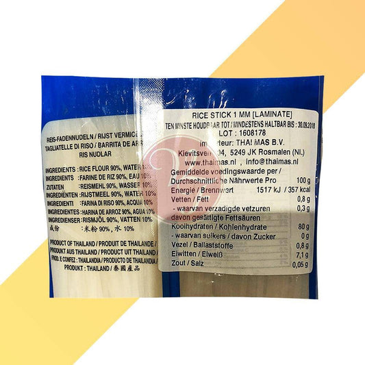 Chantaboon Rice Stick - Cock Brand - 0,375 kg [S - XL] | Nudeln & Suppen | Village Foods