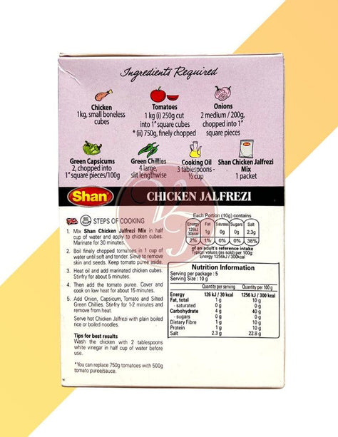 Chicken Jalfrezi - Gewürzzubereitung - Shan - 50 g