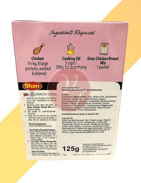 Chicken Broast - Gewürzzubereitung - Shan - 125 g - Village Foods