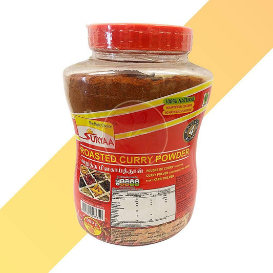Curry Pulver extra hot & roasted - Suryaa  - 0,9 kg - Village Foods