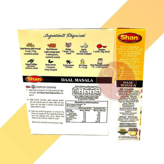 Daal Curry Masala - Gewürzzubereitung - Shan - 100 g - Village Foods