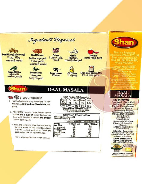Daal Curry Masala - Gewürzzubereitung - Shan - 100 g