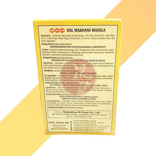 Dal Makhani Masala - MDH - 100 g - Village Foods