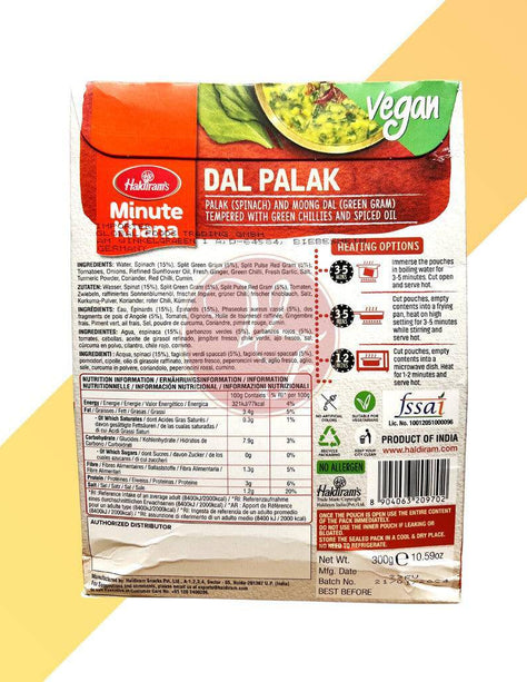 Dal Palak - Haldiram´s - 300 g | Nudeln & Suppen | Village Foods