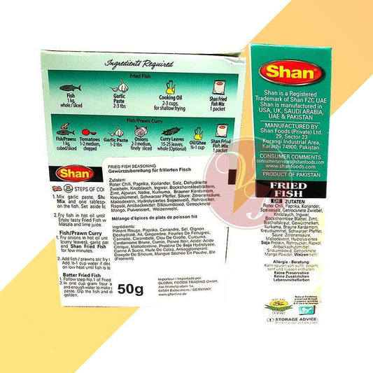 Fried Fish - Gewürzzubereitung - Shan - 50 g - Village Foods