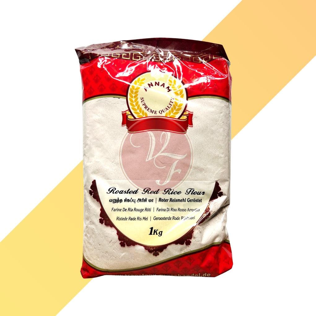 Roasted Red Rice Flour - Geröstete rotes Reismehl - Annam - 2kg | Mehl & Getreide | Village Foods