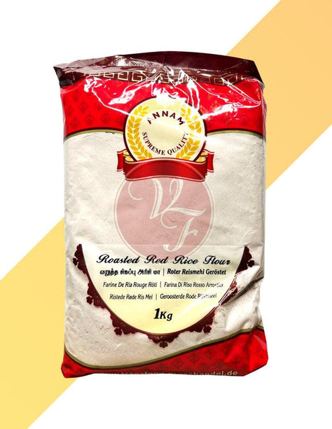 Roasted Red Rice Flour - Geröstete rotes Reismehl - Annam - 2kg | Mehl & Getreide | Village Foods