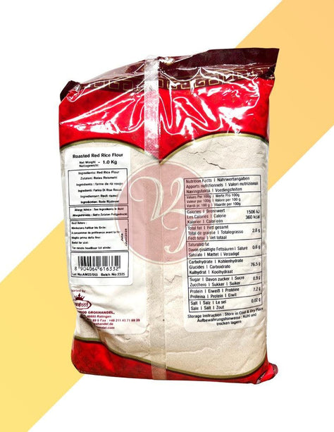 Roasted Red Rice Flour - Geröstete rotes Reismehl - Annam - 2kg | Mehl & Getreide | Village Foods