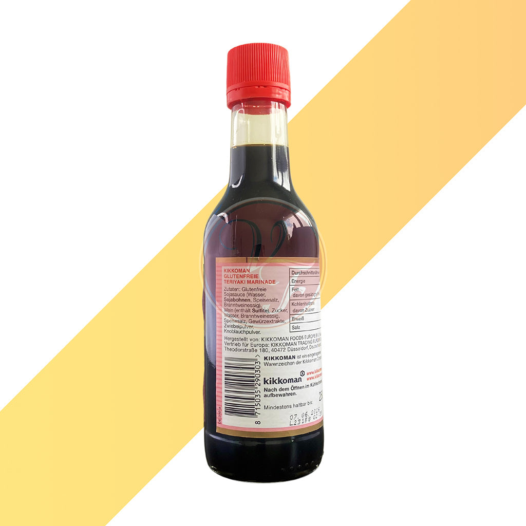 Glutenfreie Teriyaki Marinade von Kikkoman - 250 ml