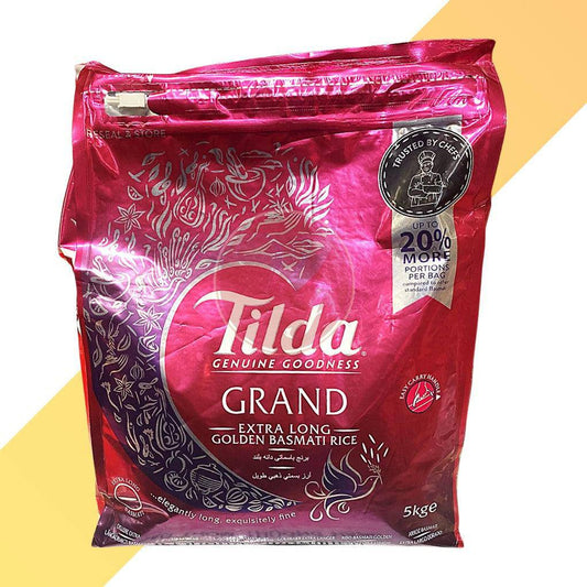 Golden Basmati Reis - Extra Long - Tilda - 5 kg | Reis | Village Foods