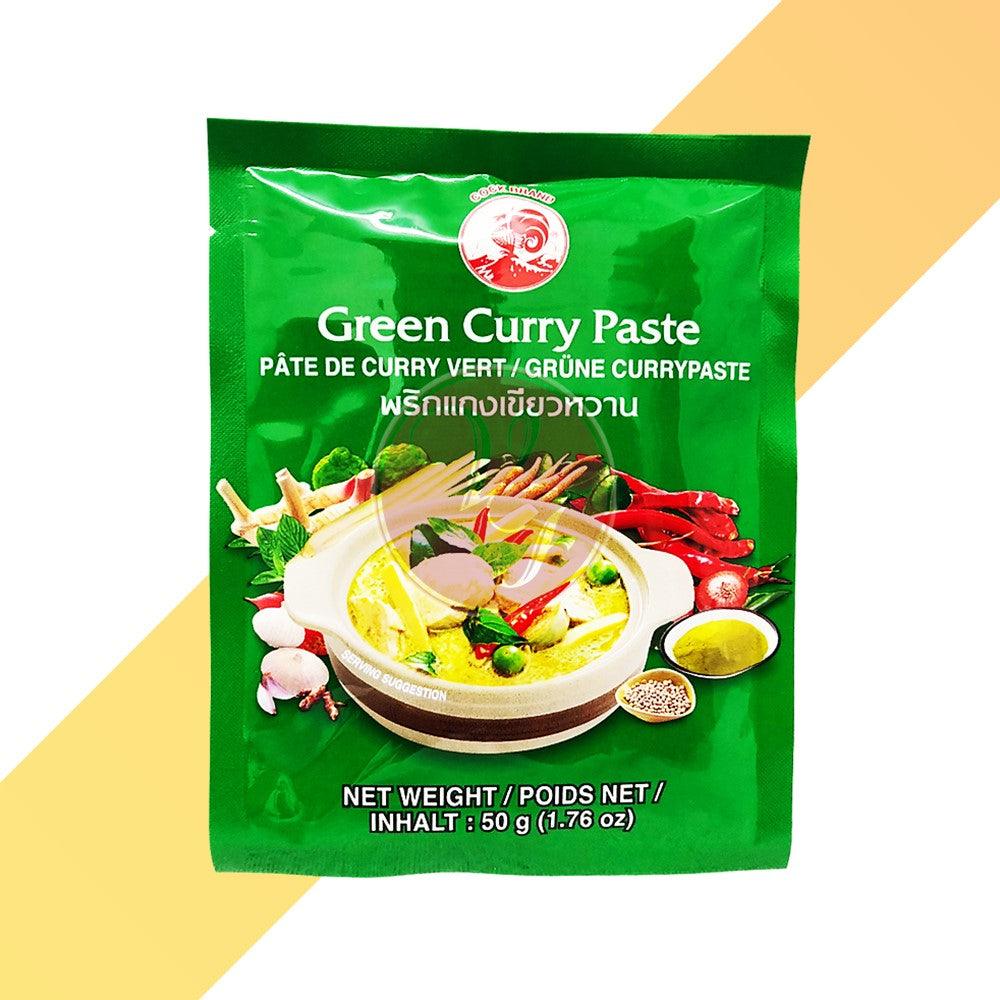 Grüne Curry Paste - Green Curry Paste - Cock Brand [50g - 400g]