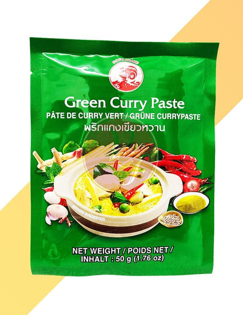 Grüne Curry Paste - Green Curry Paste - Cock Brand [50g - 400g]