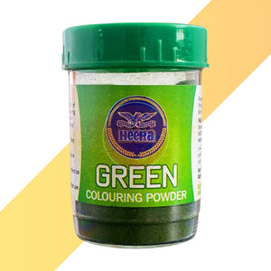 Grüne Lebensmittelfarbe von Heera (Green Food Colouring Powder) - 25 g