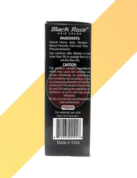 Hair Color Natural Black - Black Rose - 50 g