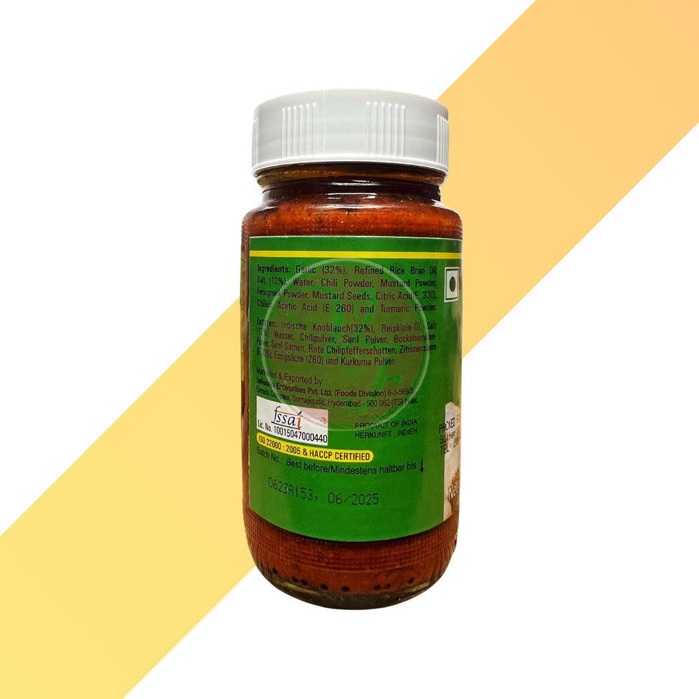 Indischer Knoblauch Pickle - Garlic Pickle - Priya - 300 g