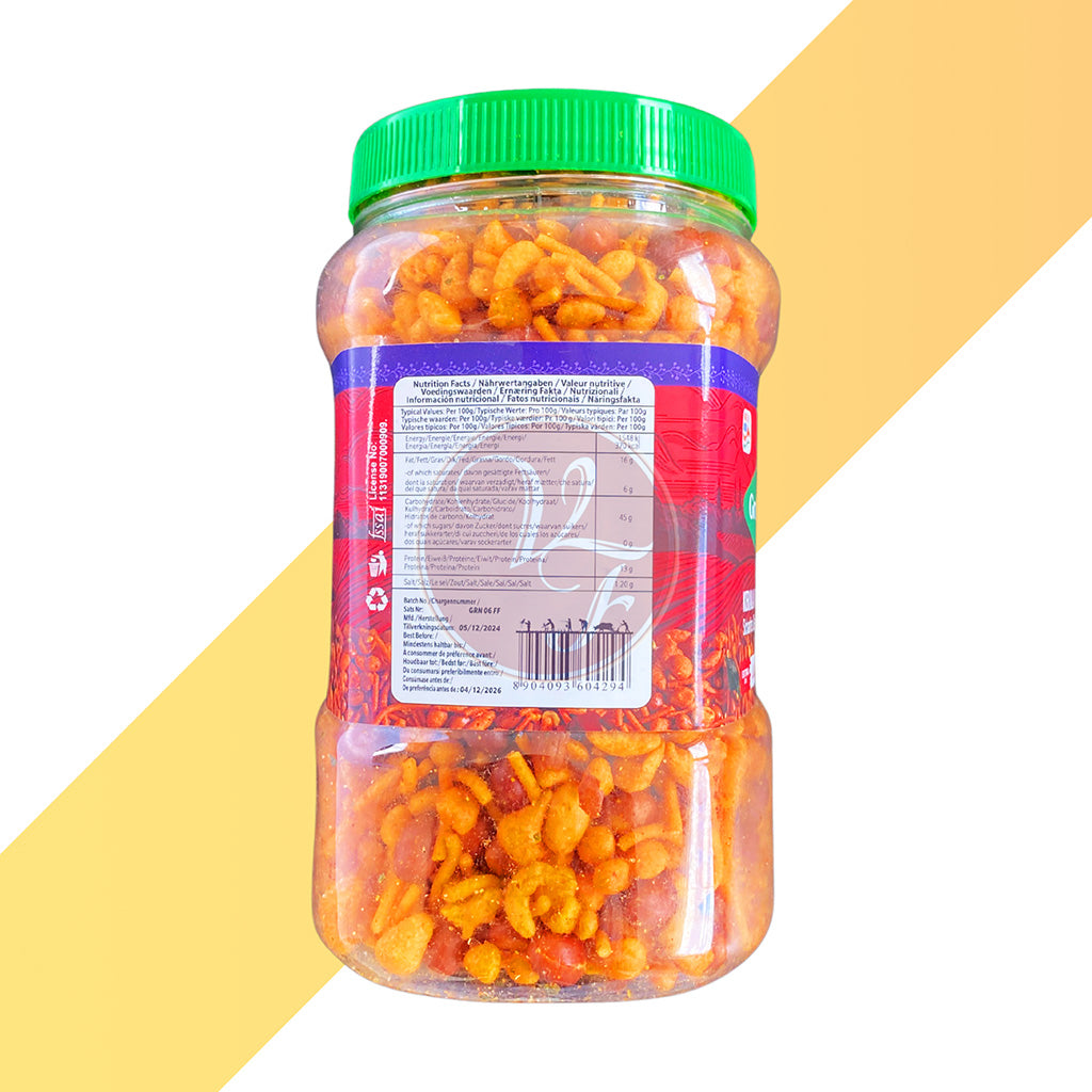 Kerala Mixture Hot & Spicy von Gramarhein (Gemischte Scharfe Indische Snacks) - 400 g