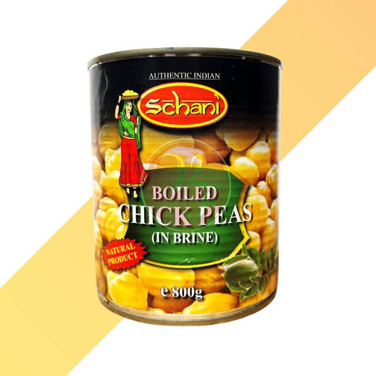 Kichererbsen - Boiled Chick Peas - Schani - 480 g | Hülsenfrüchte | Village Foods