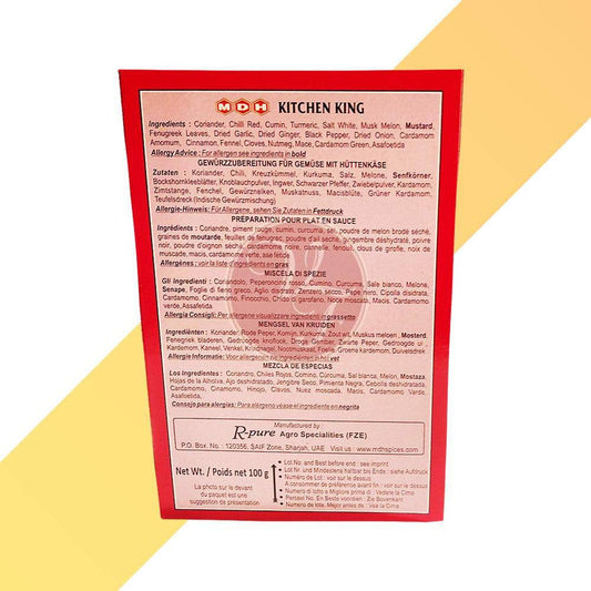 Kitchen King - MDH - 100 g - Village Foods