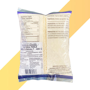 Kleine Tapioka-Perlen von Cock Brand (Tapioca  Pearl (S)) - 400 g