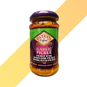 Knoblauch Pickle - Garlic Pickle - Pataks - 300 g | Soßen & Pasten | Village Foods