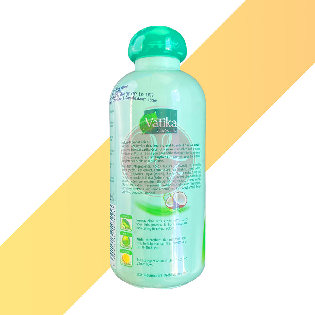 Kokos-Haaröl von Vatika (Enriched Coconut Hairoil) - 300 ml