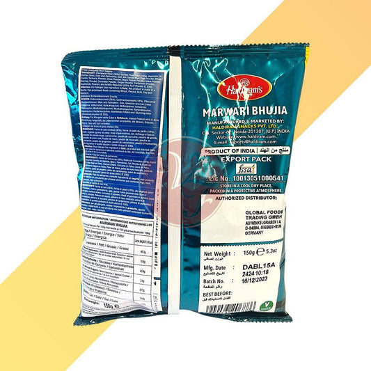 Marwari Bhujia - Haldiram's - 150 g | Snacks | Village Foods